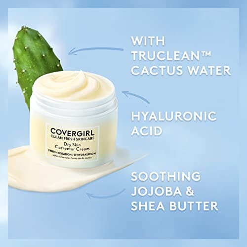 COVERGIRL Clean Fresh Skincare Dry Skin Corrector Cream 2.0 Oz