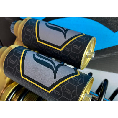 LEGEND SUSPENSION REVO ARC Canister Decal - Customizable Reservoir Design