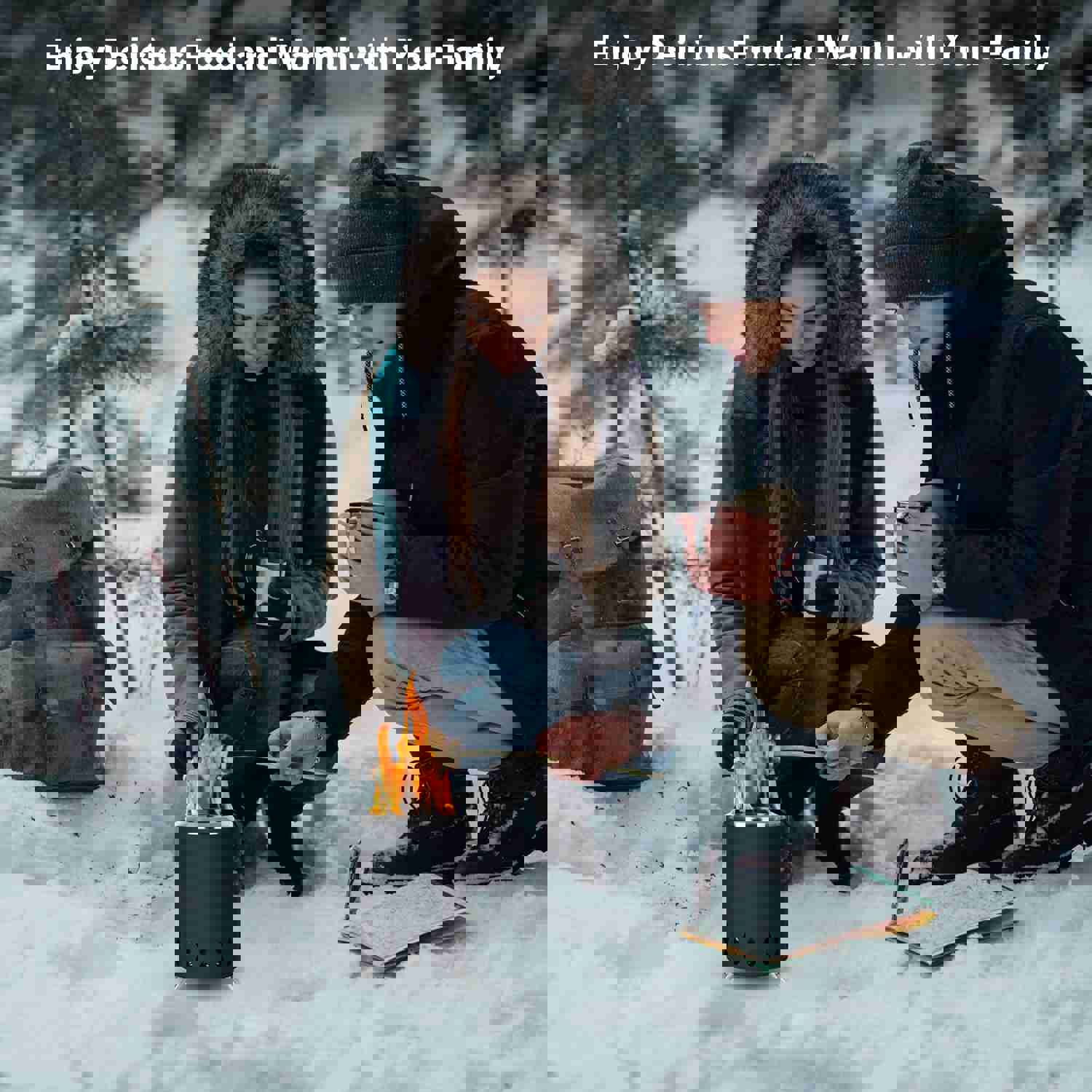 Premium Stainless Steel Table Top Fire Pit for Outdoor Use