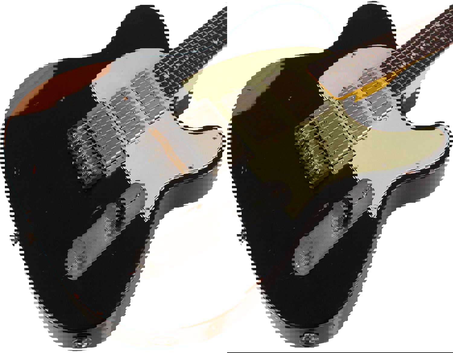 Nash T-3HB Guitar with Lollar Imperials, Black, Medium Aging