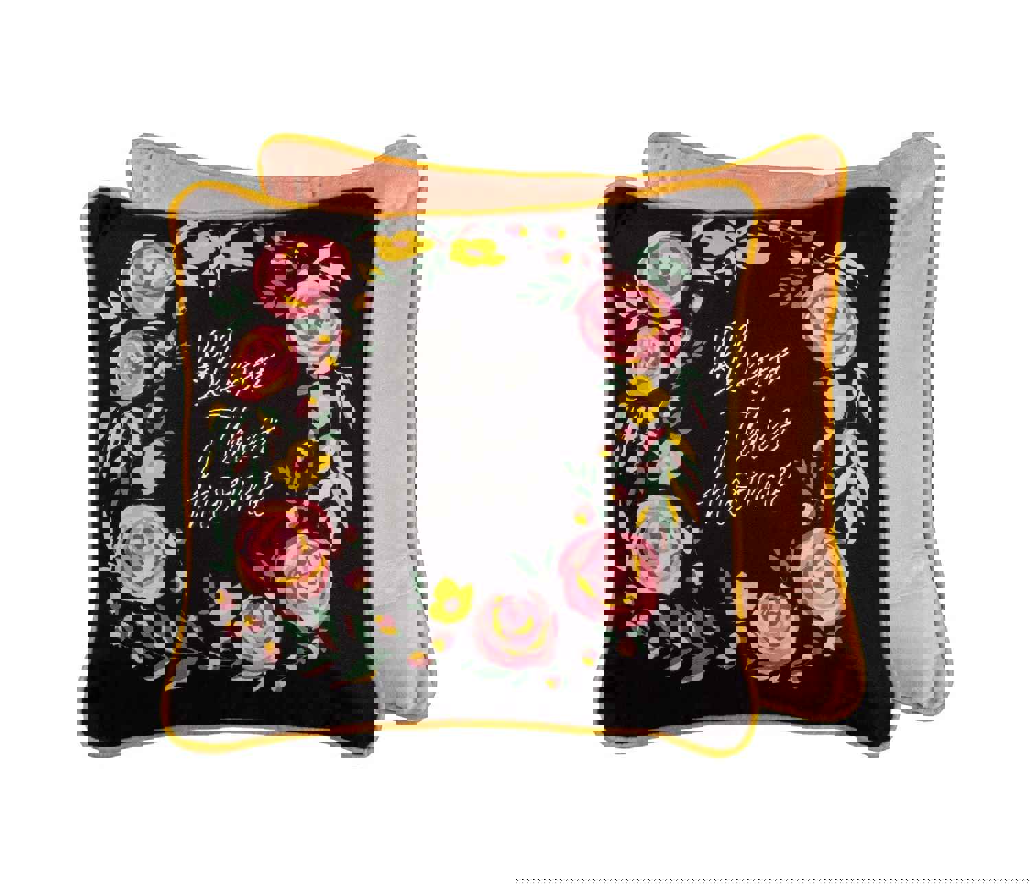 Bless This Home 16 Inch Throw Pillow