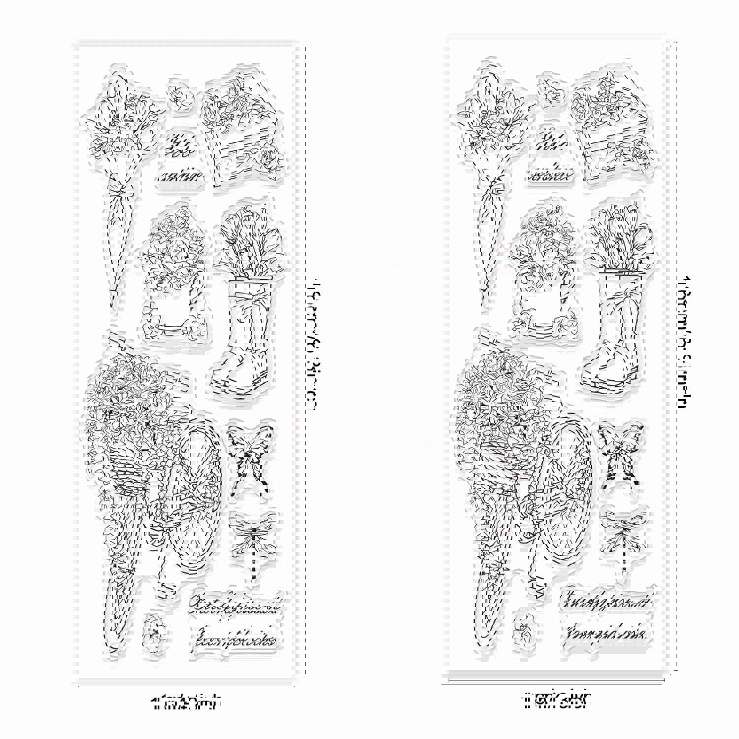 Craspire Spring Clear Silicone Stamp Seal for Card Making and DIY Scrapbooking