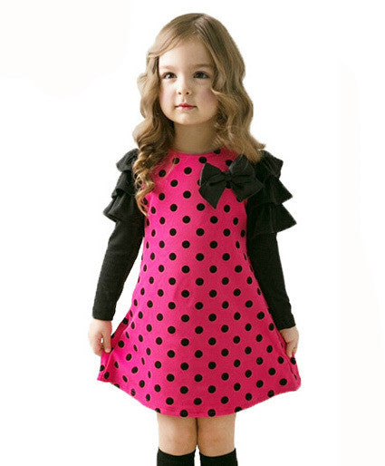 Girl Dress Baby Kids Clothes - New Fashion High Quality Cotton Spring Children Clothing Long-Sleeve Princess Dress