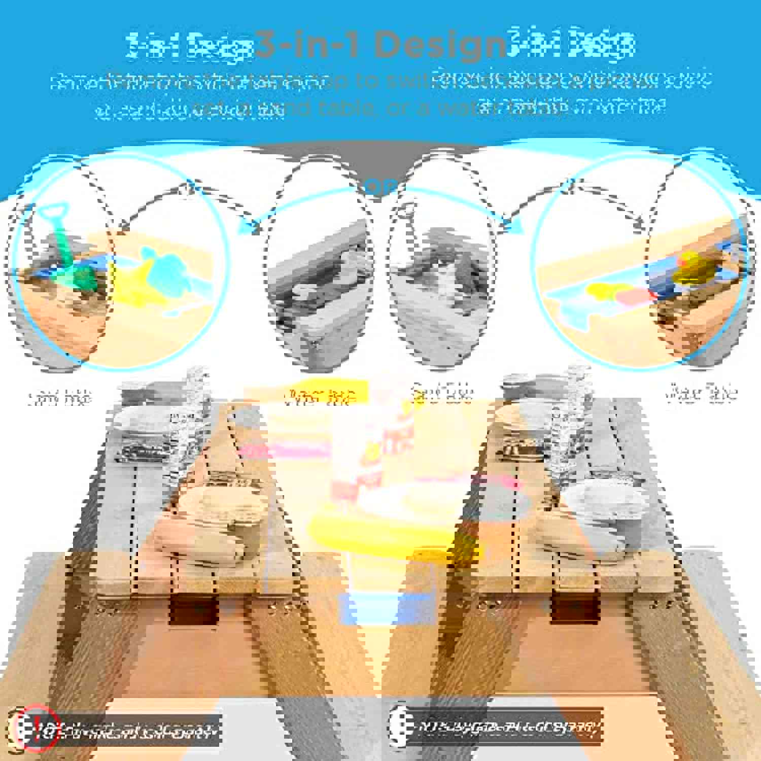 Best Choice Kids 3-in-1 Sand & Water Activity Table with Umbrella - Green