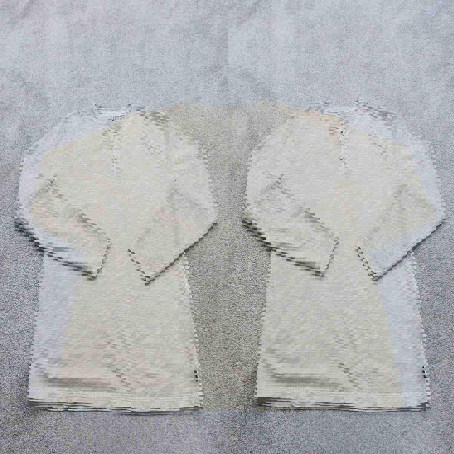 Lucky Brand Women's Medium Brown Henley Tee - Vintage Long Sleeve Pullover