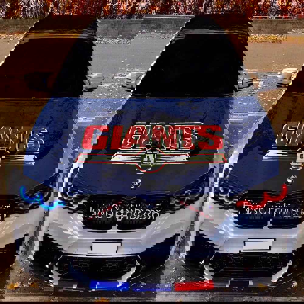New York Giants Itasha Car Vinyl Hood Wrap Decal Sticker