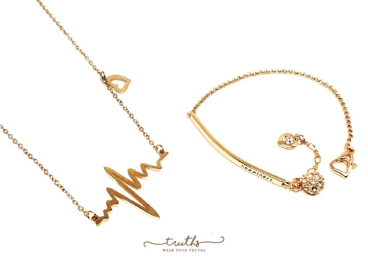 Simple Happiness and Purpose Jewelry Bracelet