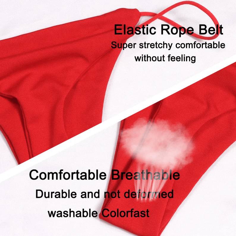 Custom Thong Panties with Personalized Crystal Initials - DIY Letter Underwear for Women