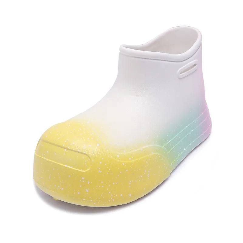 Kawaii Rain Boots for Women and Children - Waterproof Rubber Shoes for Garden and Outdoor Use