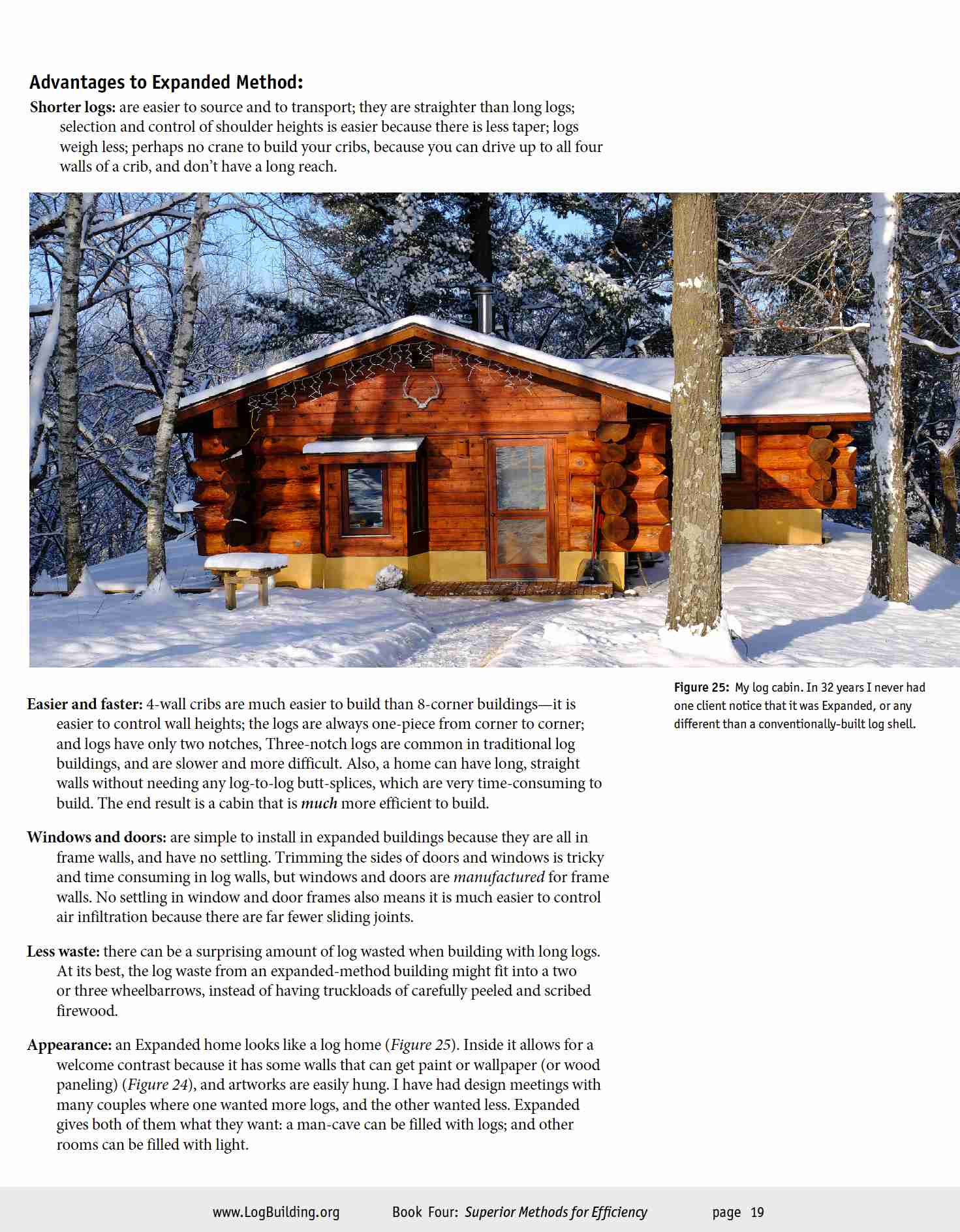 Log Cabin Secrets, Book 4: Superior Methods and Efficiency