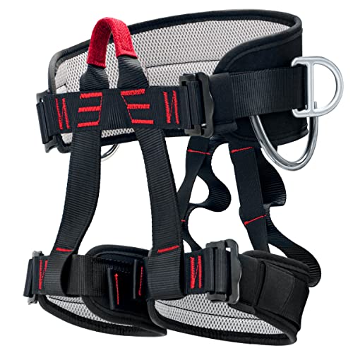 HandAcc Professional Thickened Half Body Safety Belt for Climbing, Fire Rescue, and Outdoor Adventures