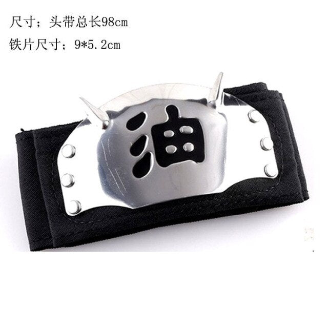 Anime Cosplay Headband - Kakashi Sasuke Minato Hinata Sakura Jiraiya Pain Hidan Konan