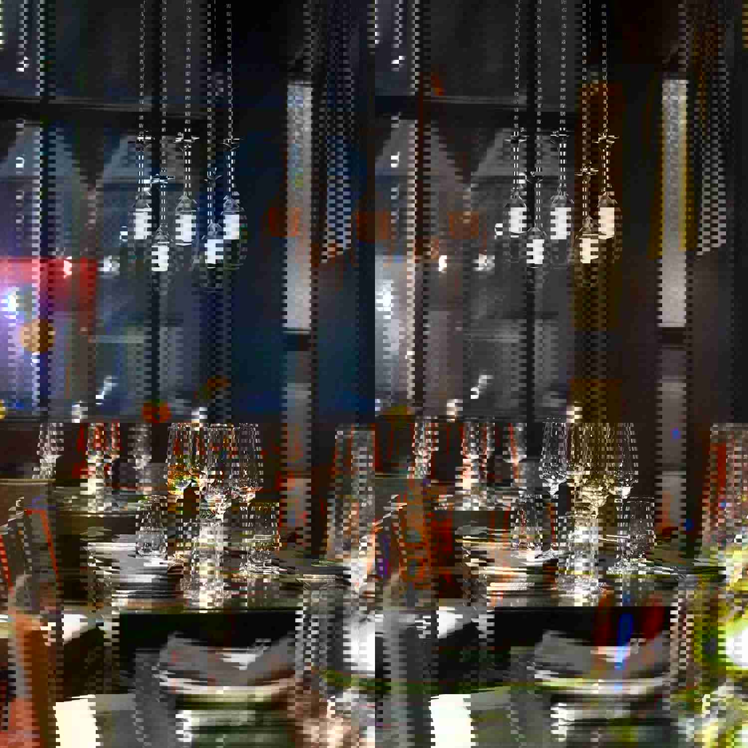 Bacchus Clear Acrylic Red Wine Cup-Shape Smart RGB Pendant Light