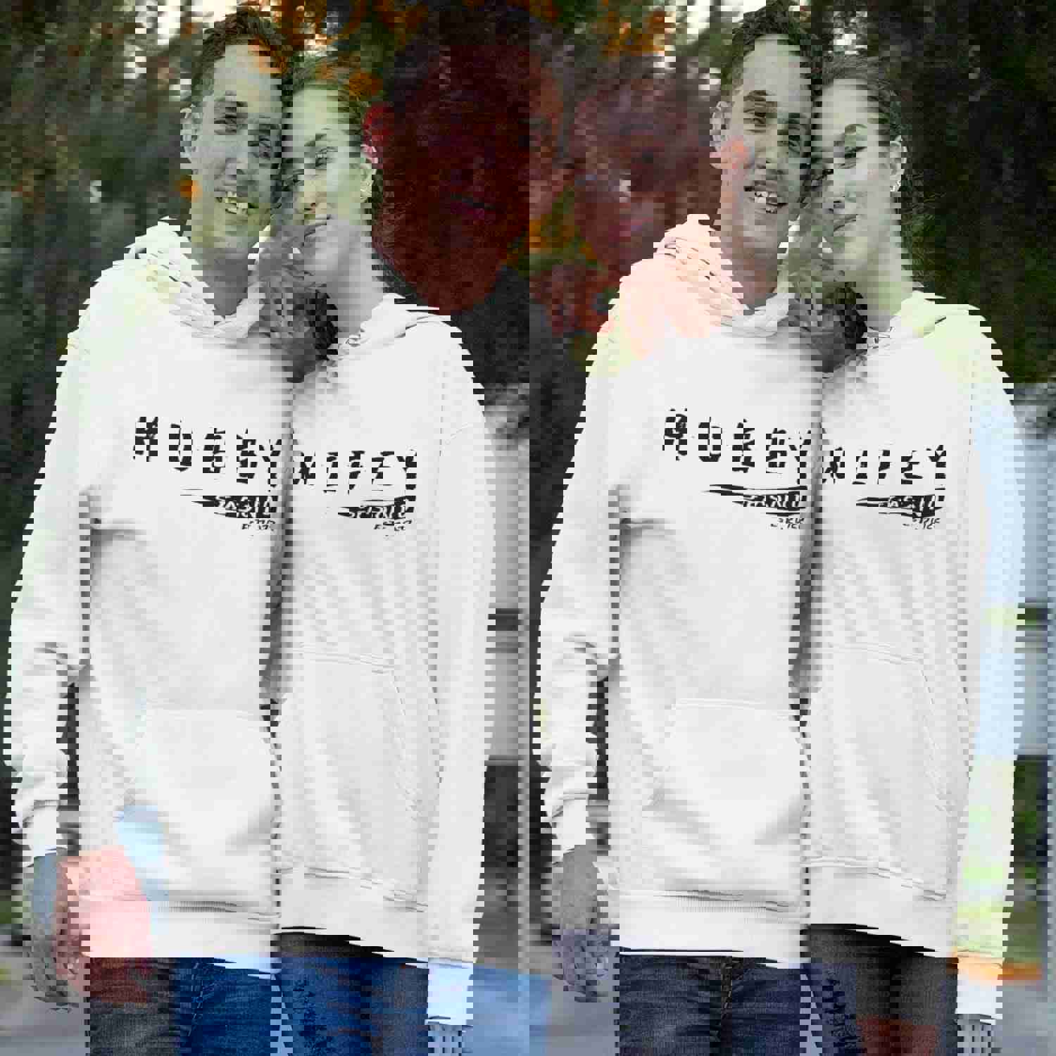 Hubby & Wifey Anniversary Custom Matching Outfits - Couple Gifts for Special Occasions