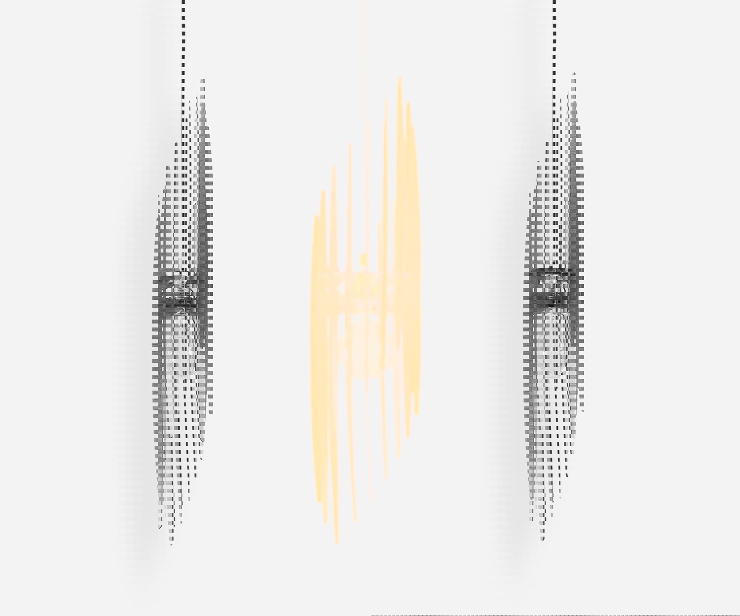 Asymmetrical Pendant Light - Modern Mid-Century Design