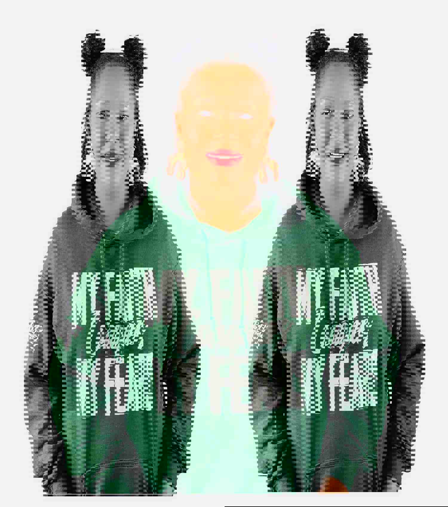 My Faith Conquers My Fears - Adult Hoodie