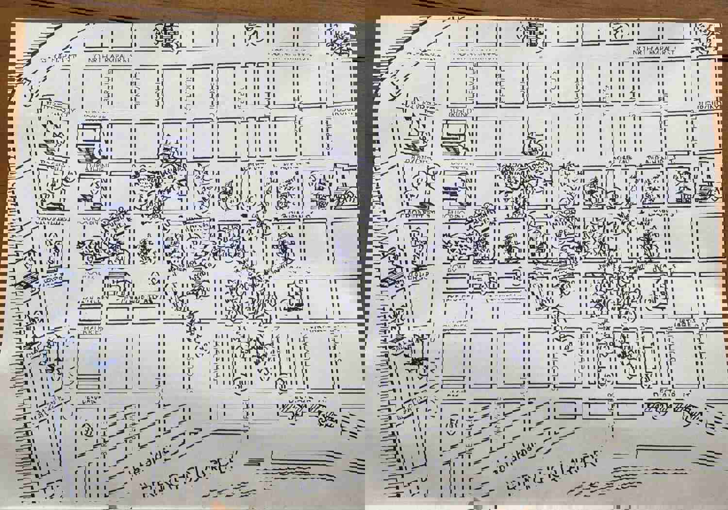 NEW ORLEANS BLUE BOOK - NOLA ENTERTAINMENT MAGAZINE, 1951 - FRENCH QUARTER