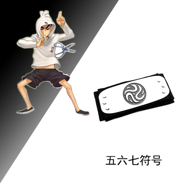 Anime Cosplay Headband - Kakashi Sasuke Minato Hinata Sakura Jiraiya Pain Hidan Konan