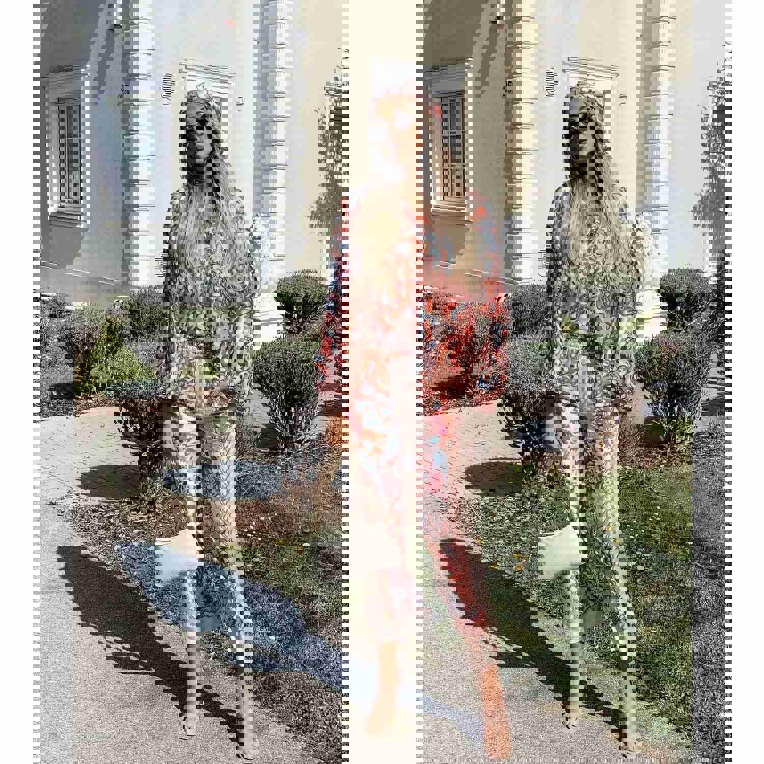 Vintage Fashion Printed Loose Summer Sets