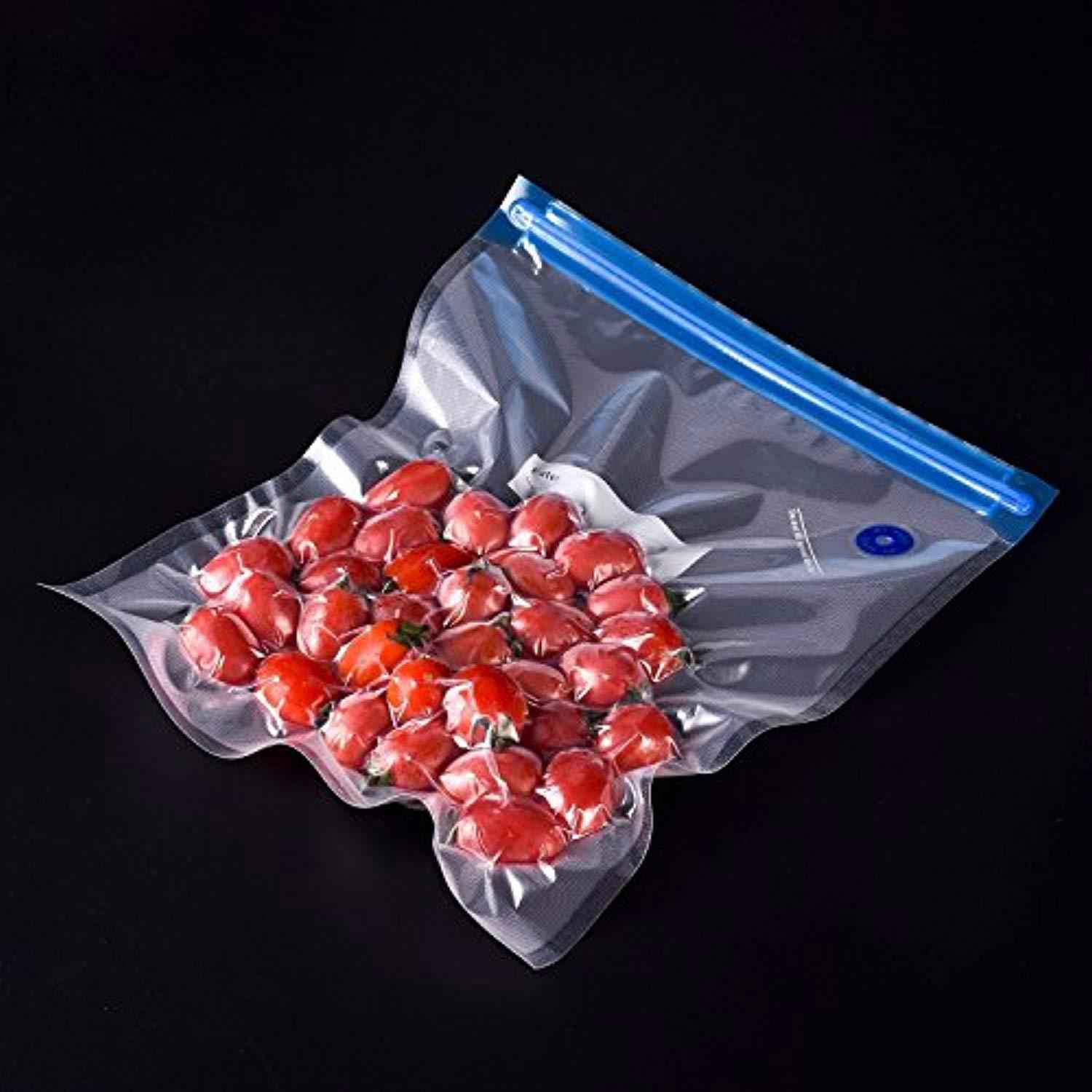 Sous Vide Bags Kit for Anova Cookers - 15 Reusable Vacuum Sealed Bags with Sealing Clips