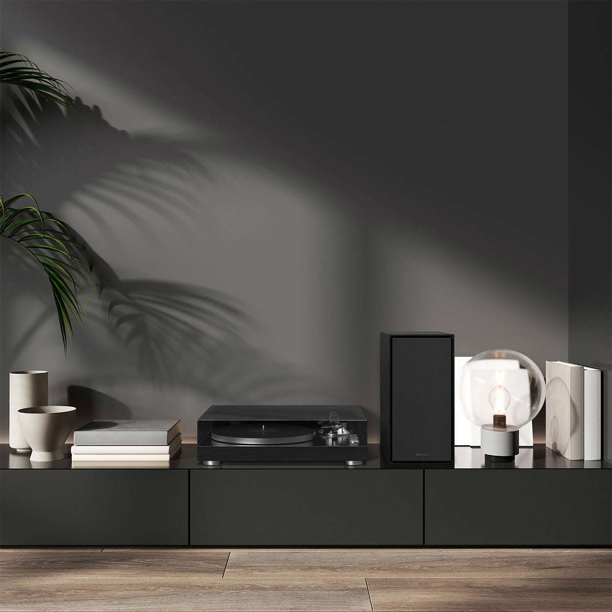 Klipsch R-50PM Powered Bookshelf Speakers with 5.25 Woofers - Pair