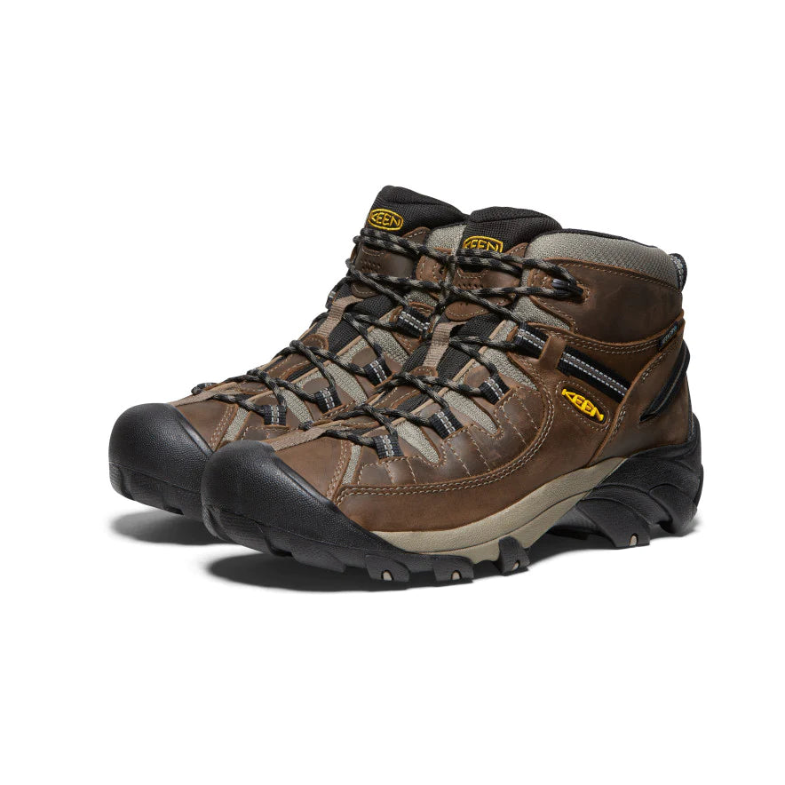 Men's Keen Targhee II Mid Waterproof Hiking Boots - Shitake/Brindle