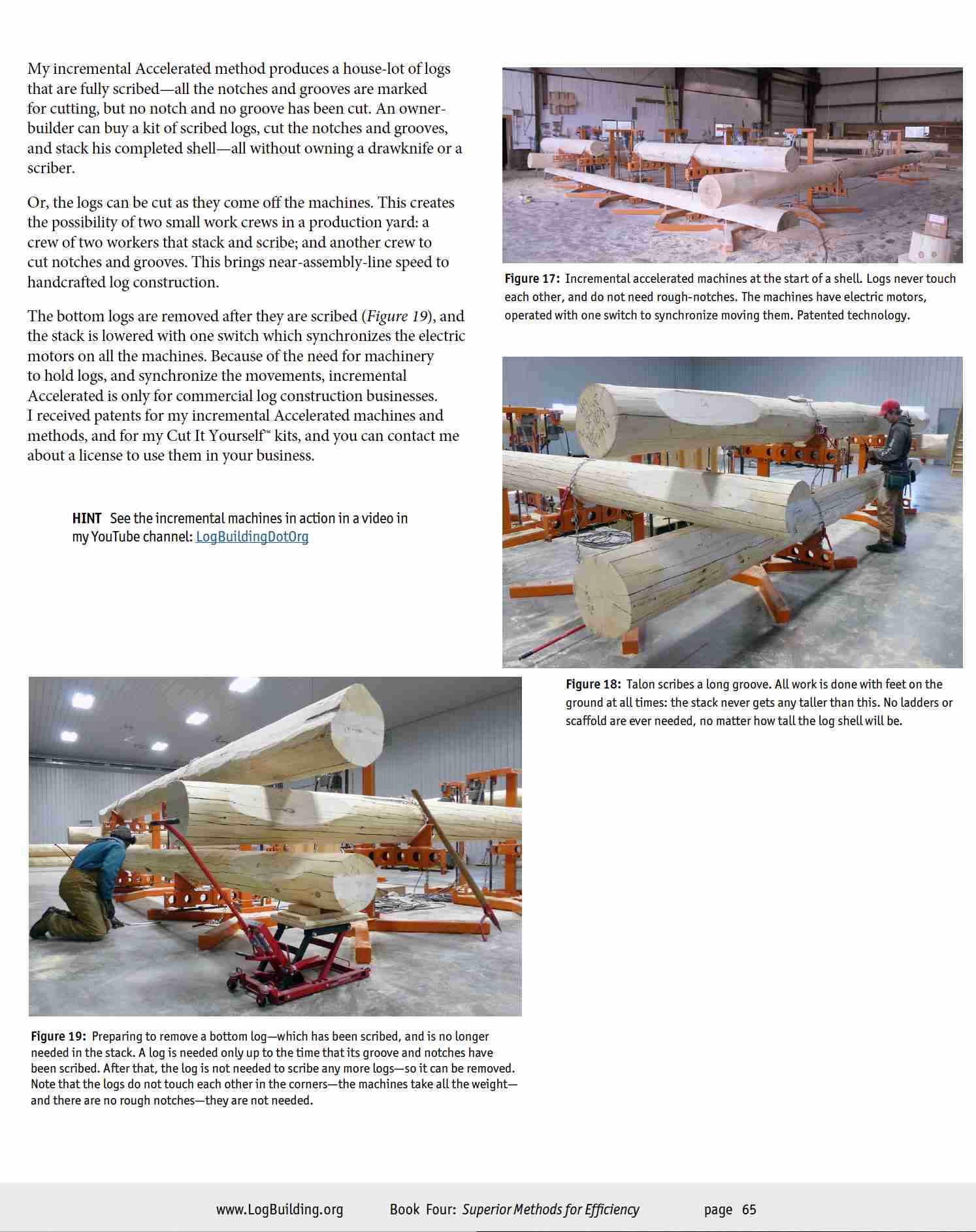 Log Cabin Secrets, Book 4: Superior Methods and Efficiency