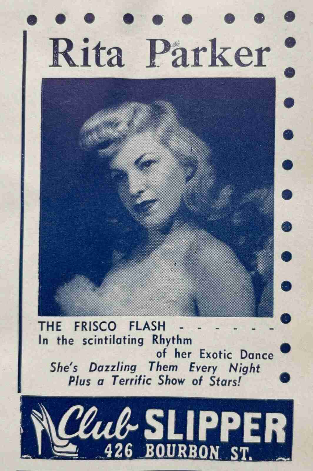 NEW ORLEANS BLUE BOOK - NOLA ENTERTAINMENT MAGAZINE, 1951 - FRENCH QUARTER