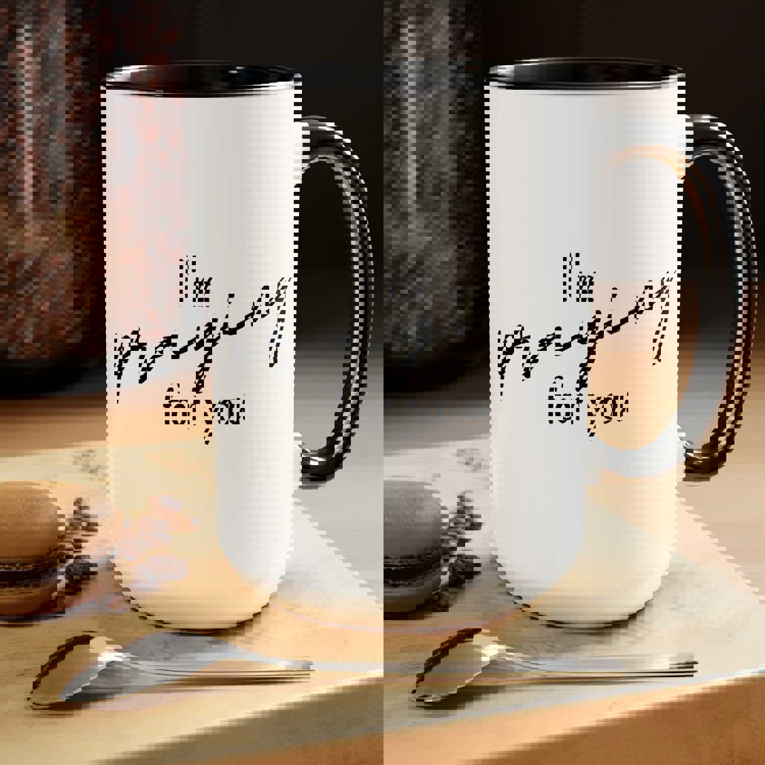 Accent Ceramic Coffee Mug 15oz - Inspirational Christian Mug