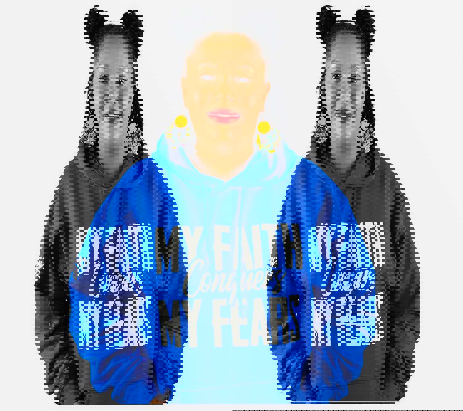 My Faith Conquers My Fears - Adult Hoodie