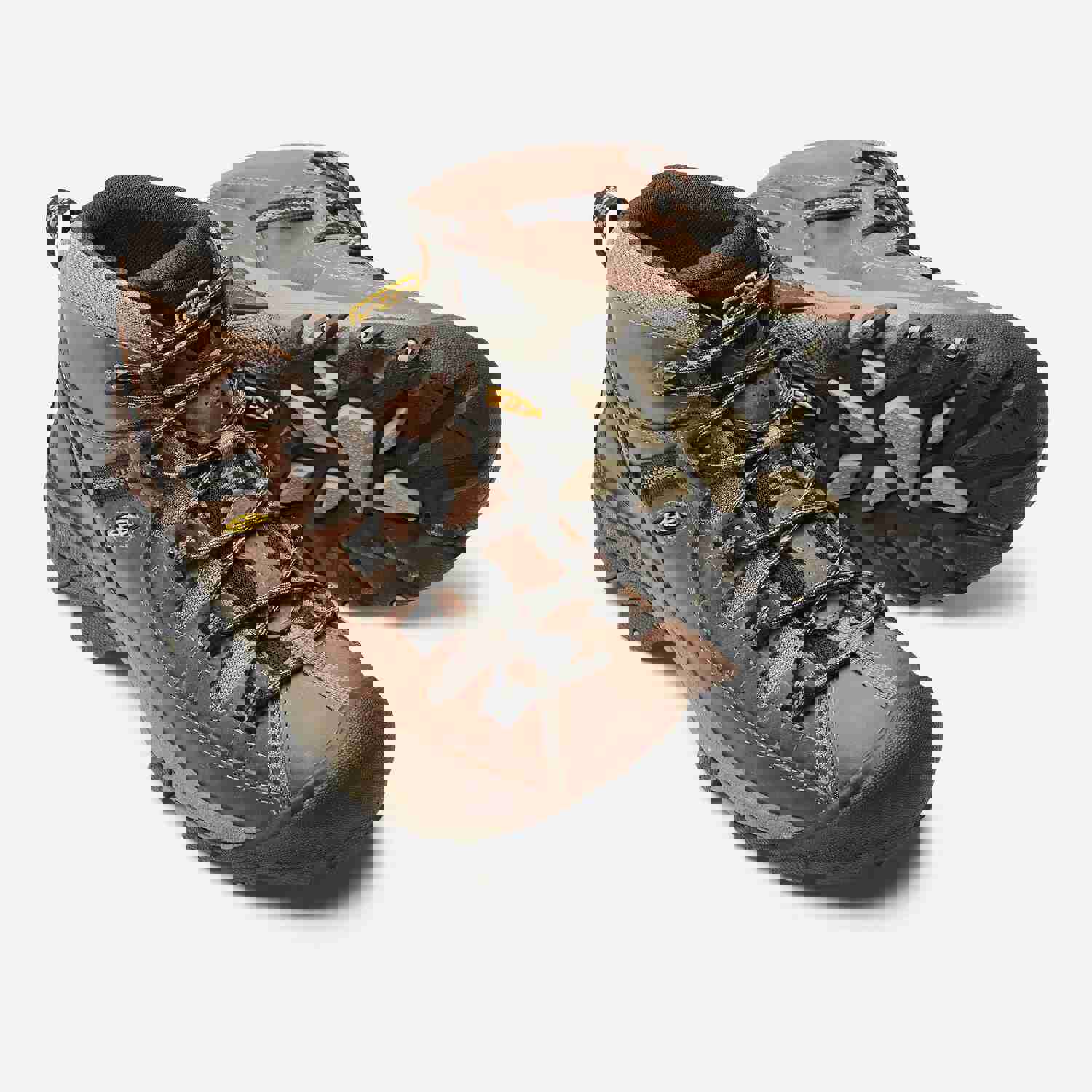 Men's Keen Targhee II Mid Waterproof Hiking Boots - Shitake/Brindle