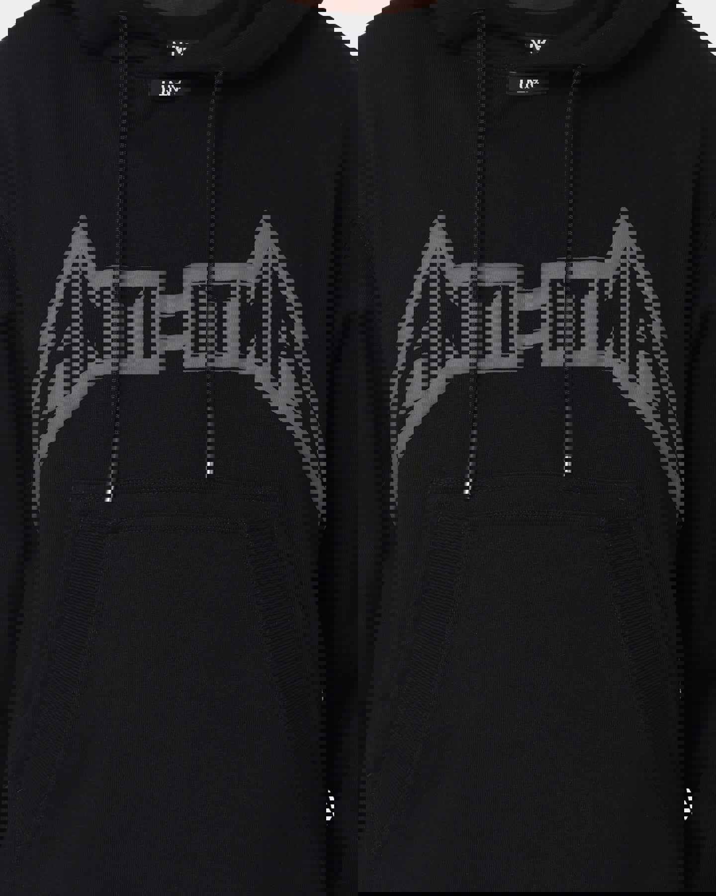 The Anti Order Heavy Metal Premium Hoodie Black/Grey