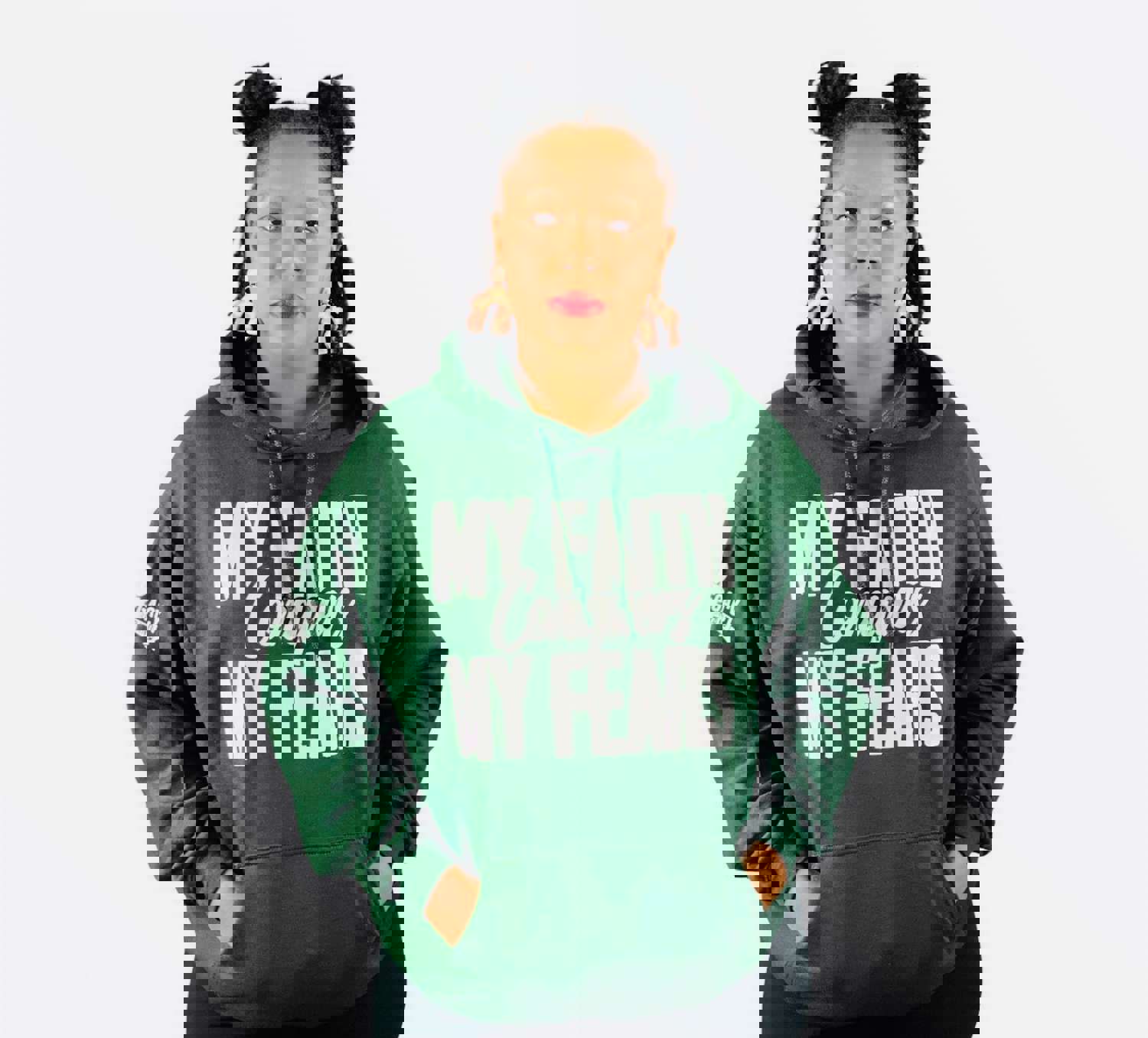 My Faith Conquers My Fears - Adult Hoodie