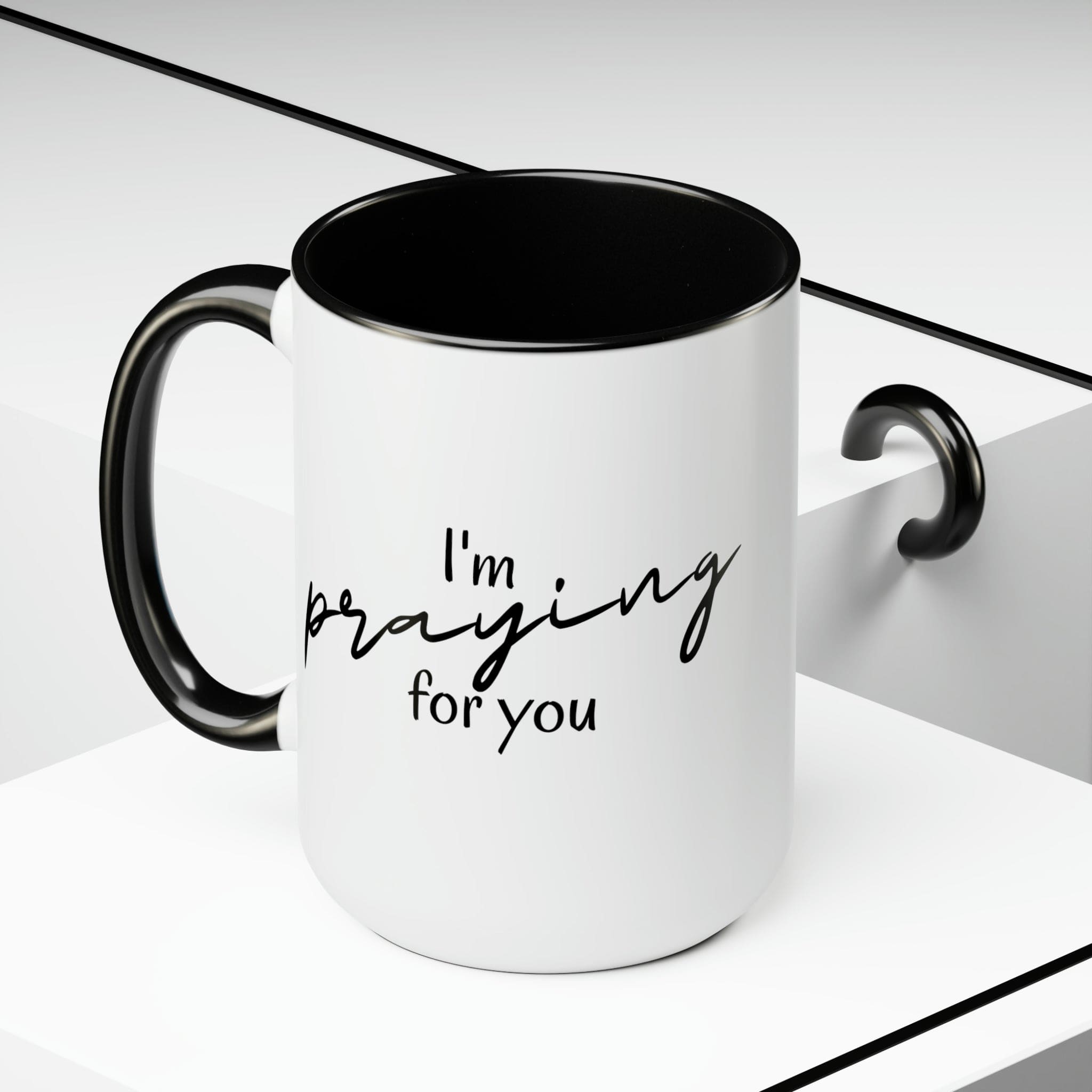 Accent Ceramic Coffee Mug 15oz - Inspirational Christian Mug