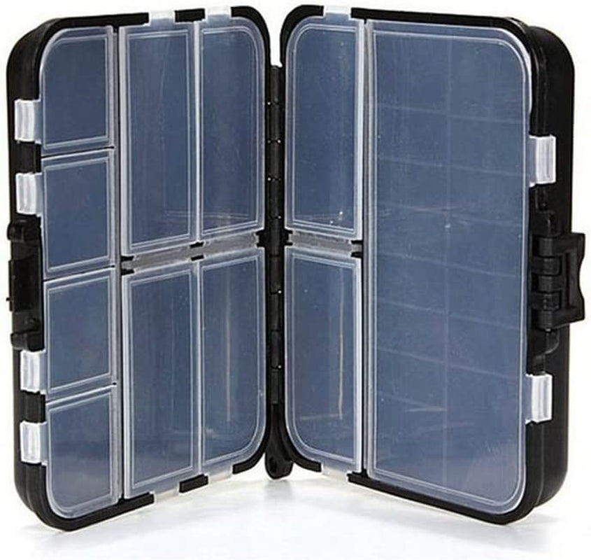 Mini Plastic Fishing Tackle Box with Multiple Compartments for Outdoor Fishing