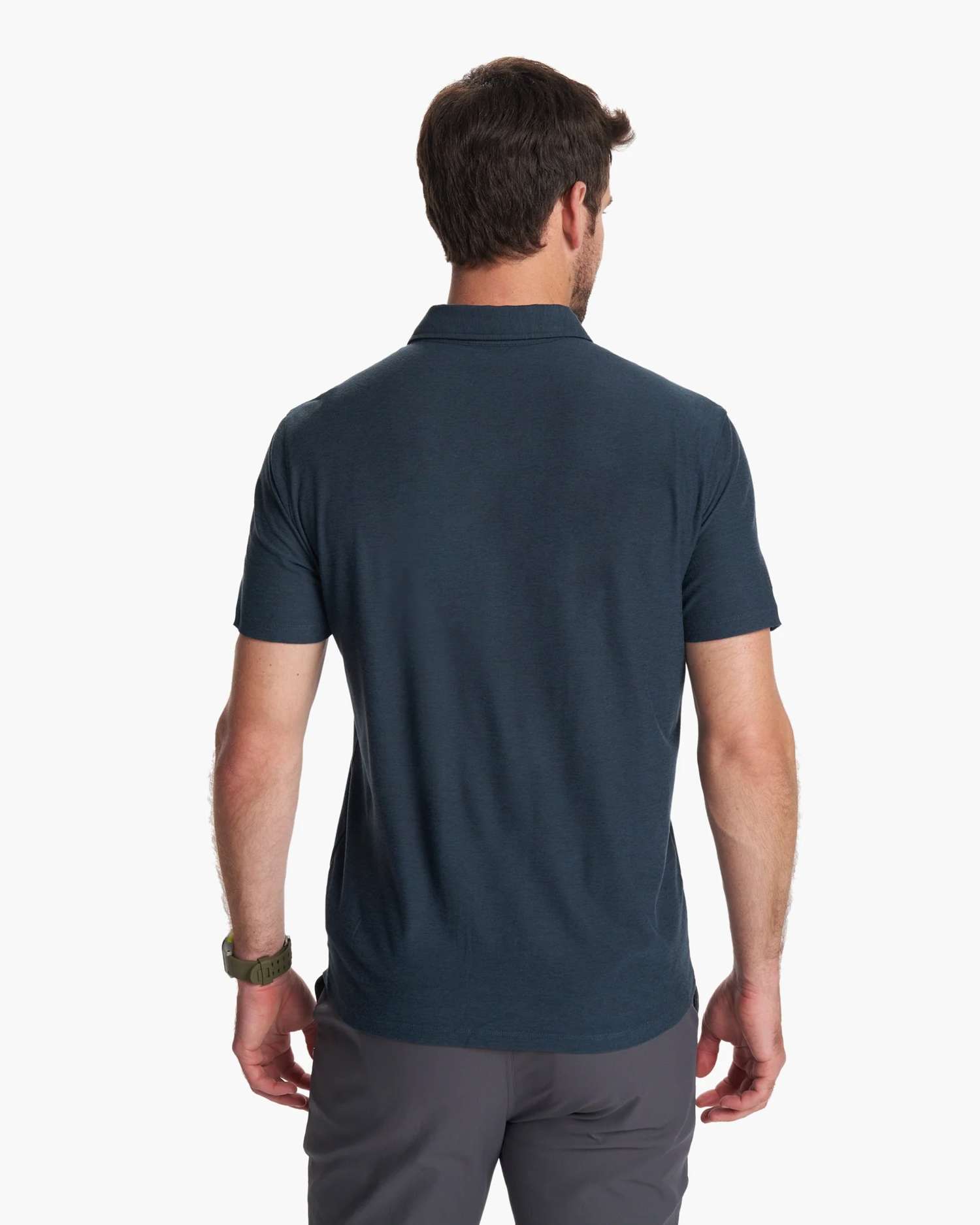 Vuori Strato Tech Polo Navy - Softest Performance Polo with UPF 30+