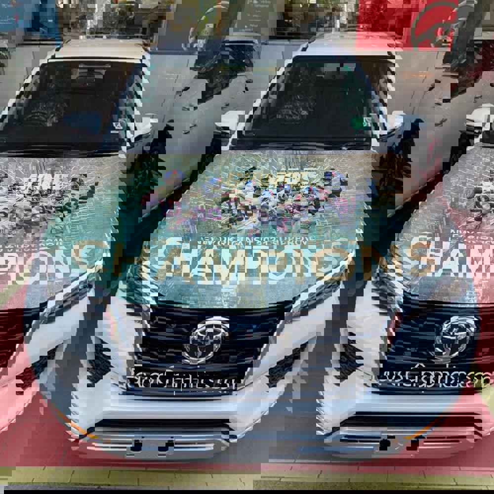 New York Giants Itasha Car Vinyl Hood Wrap Decal Sticker