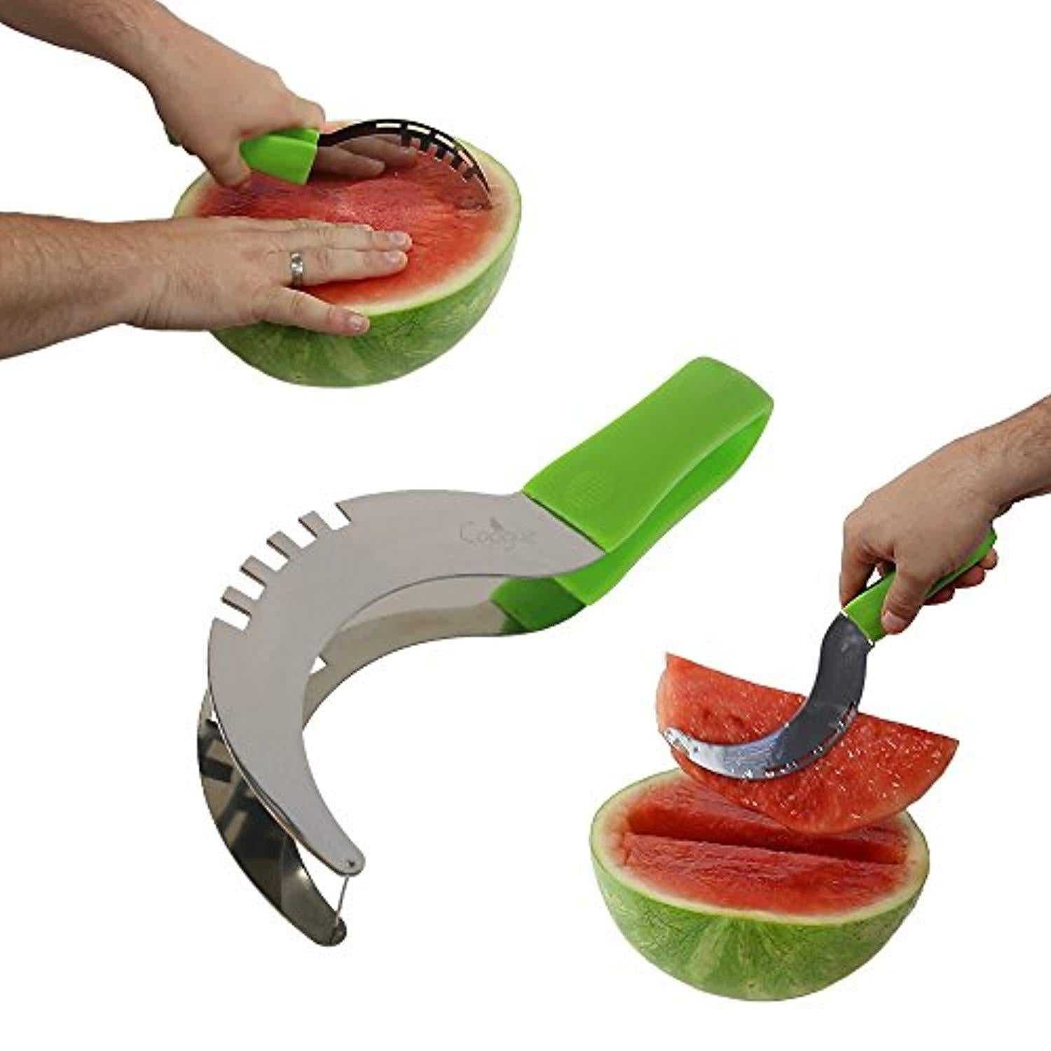 Coogue 5-Piece Fruit Slicer Set: Pineapple Corer, Watermelon Slicer, Avocado Slicer, Banana Slicer, Orange Peeler