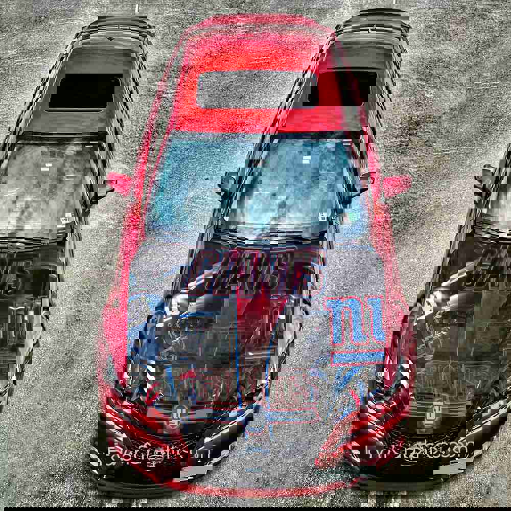 New York Giants Itasha Car Vinyl Hood Wrap Decal Sticker