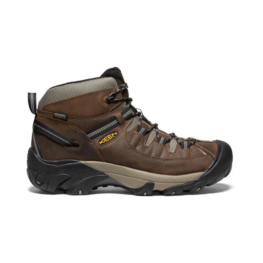 Men's Keen Targhee II Mid Waterproof Hiking Boots - Shitake/Brindle