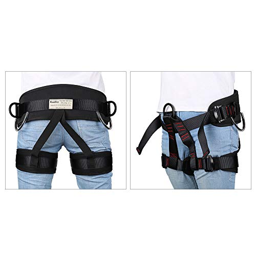 HandAcc Professional Thickened Half Body Safety Belt for Climbing, Fire Rescue, and Outdoor Adventures