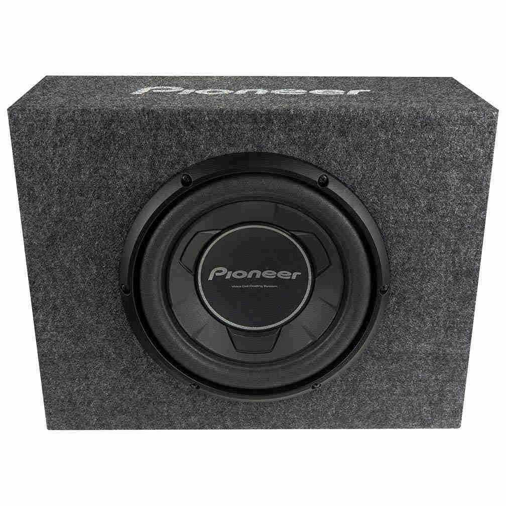 Pioneer TSWX126B 12" Single Passive Loaded Compact Sub Enclosure with Built-in Amplifier