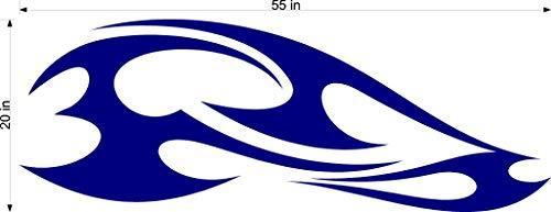 Auto Truck Car Boat Side Flames Tribal Decal Sticker TF030