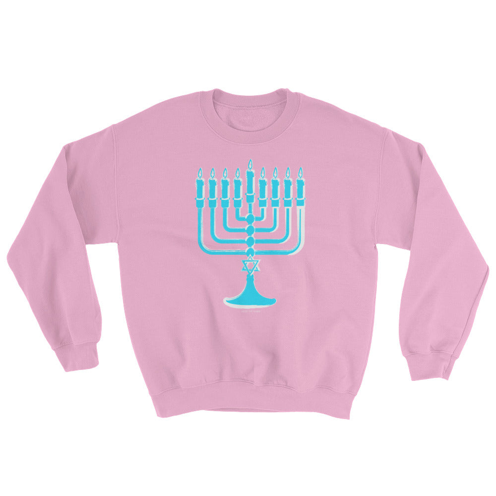 Chanukah Menorah Graphic Sweatshirt - Unisex