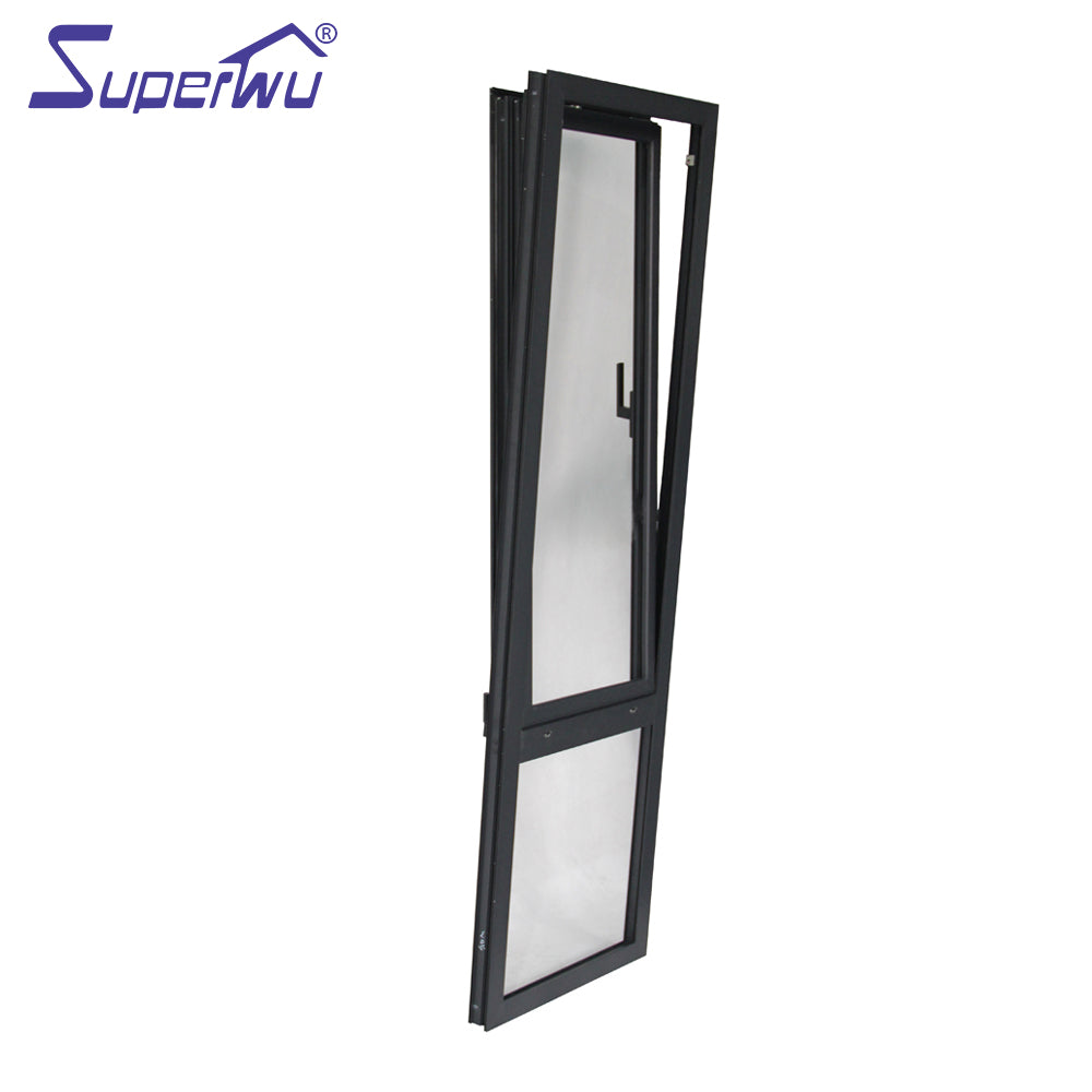 Superwu European Style Energy Efficient Aluminium Tilt and Turn Double Glazed Windows