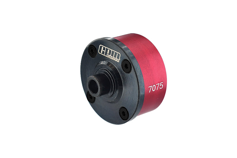 Medium Carbon Steel + Aluminium 7075-T6 Front/Middle/Rear Diff Case for Arrma 1:7 & 1:8 R/C Car Models - Red