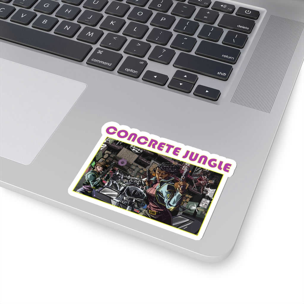 Concrete Jungle (Design One) - Kiss-Cut Stickers