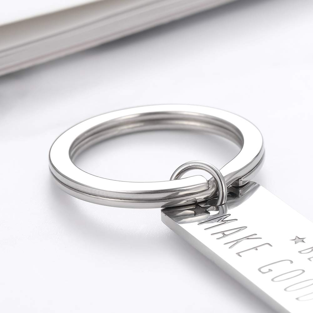 New Driver Keychain - Be Safe, Have Fun, Make Good Choices - Perfect Graduation or Birthday Gift