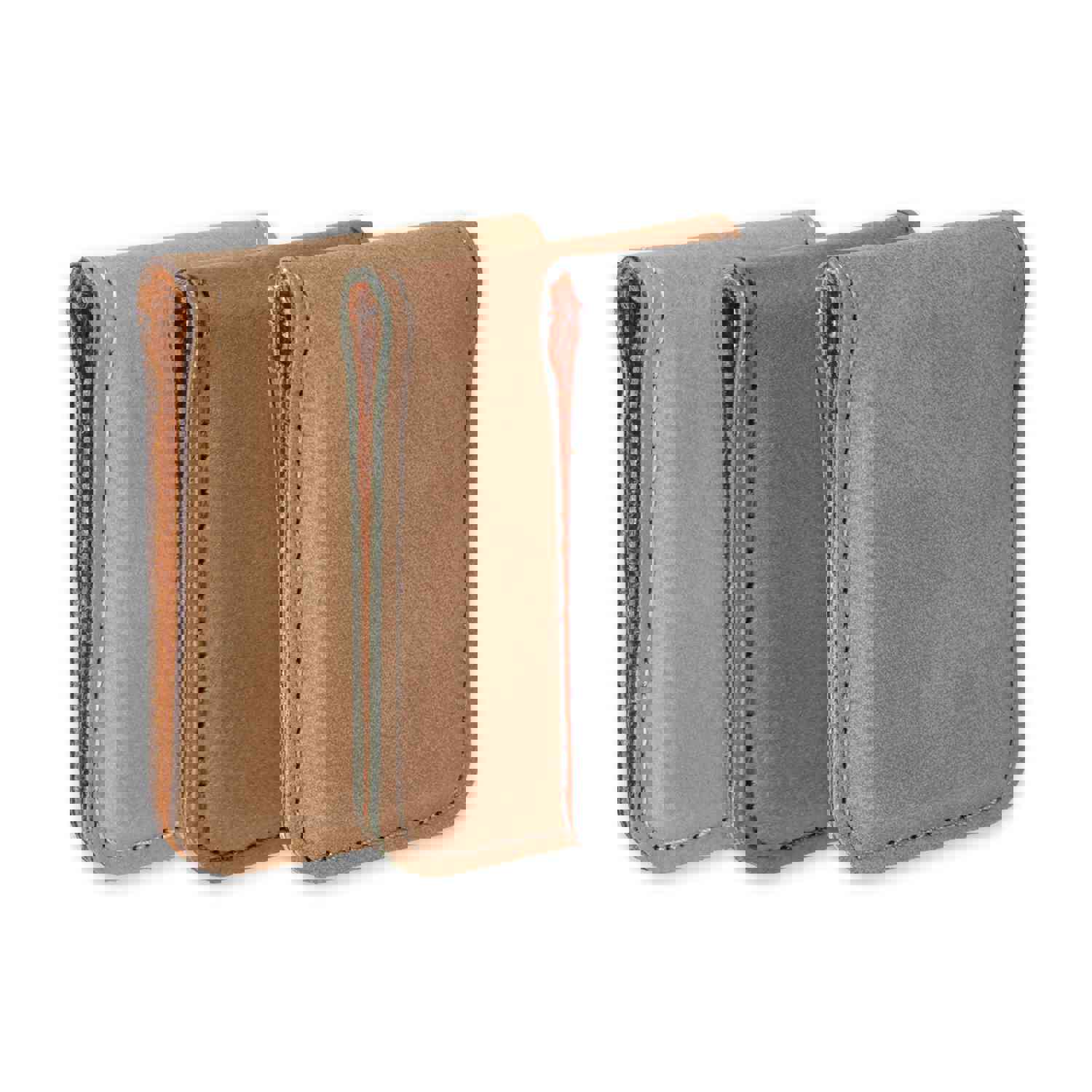 Personalized Leather Money Clip - Engraved Gift for Him