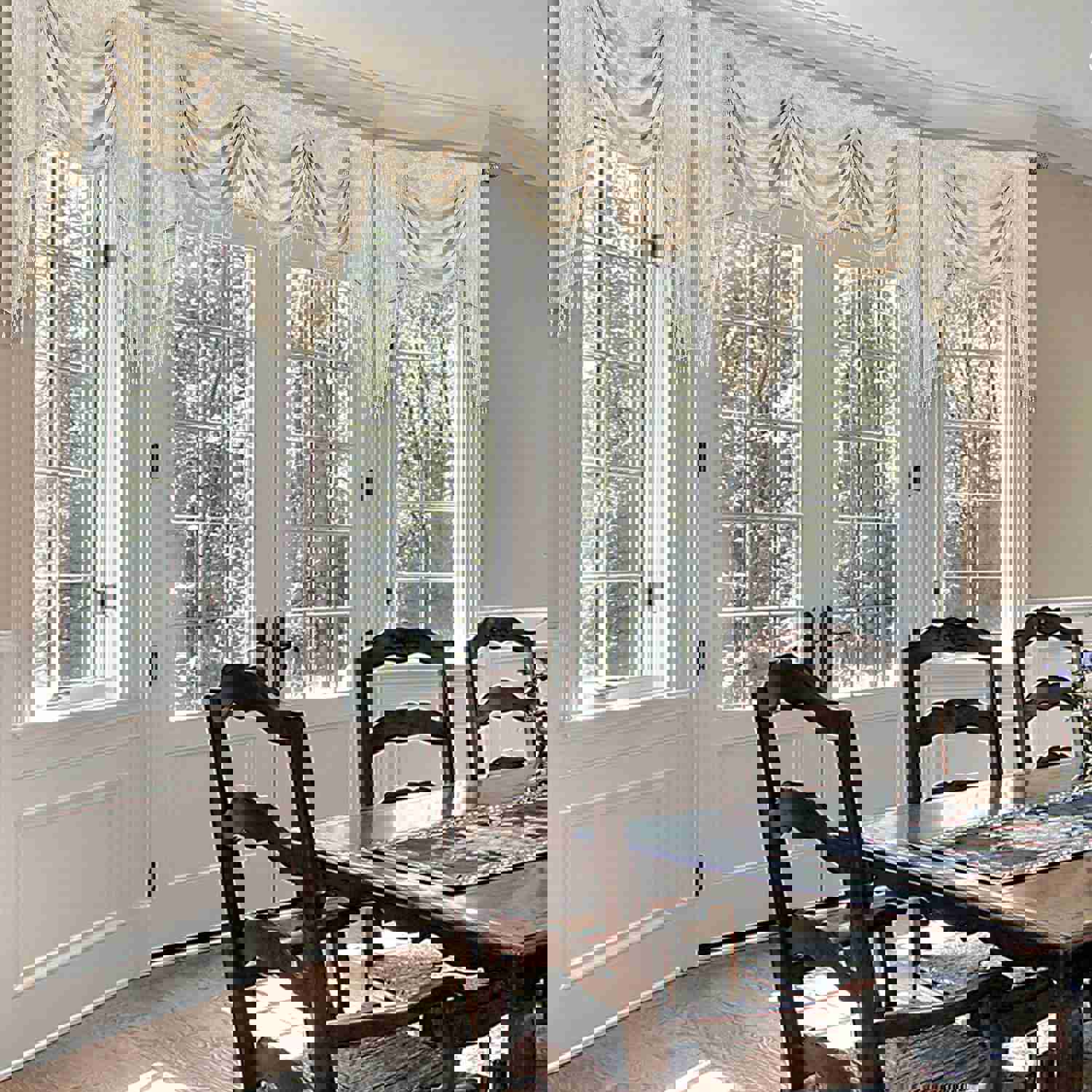 Alps Swag Valance - Elegant Waterfall Window Treatment